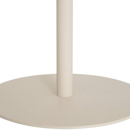 Atmosphera Fiora Bijzettafel - Ø43xH51cm - Ivoor