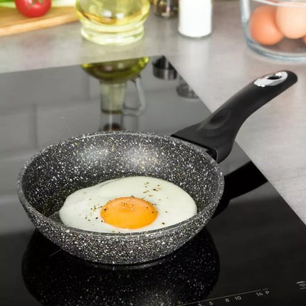 Klausberg 7288 koekenpan Ø16 cm met marmer coating, geschikt voor alle warmtebronnen