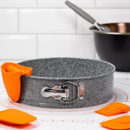 Klausberg taartvorm 26 cm, niet klevend, grijs met granietcoating