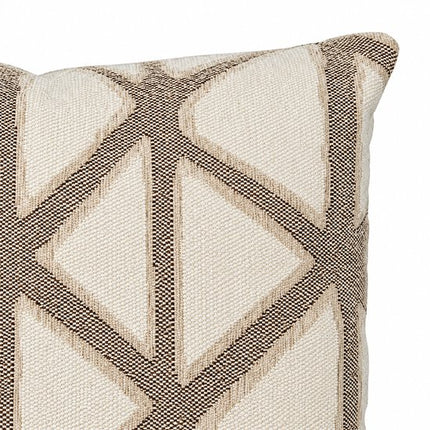 Decoratieve Kussens - Bankkussens - Sierkussens Set van 2 - Bedkussens - Dune Design - Rits - Wasbaar - Binnengebruik - Voor Bank, Bed en Fauteuil - Woonkamerdecoratie - Vierkant - Katoen - 40 x 40 cm - Beige