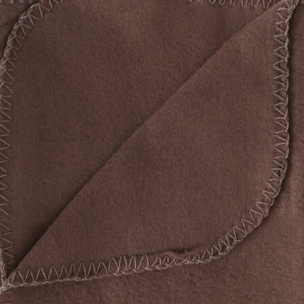 Plaid - Microvezel Plaid - Set van 2 - Zachte Fleece Deken - 125 x 150 cm - Bruin