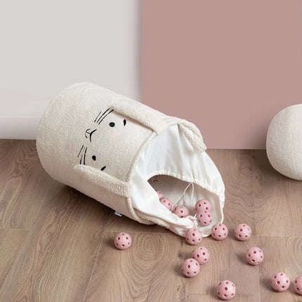 Sipo Opbergmand XL met trekkoord 43 liter 35 x 35 x 45 cm crème