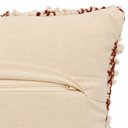 Bankkussens - Decoratieve Kussens - Sierkussens Set van 2 - Lusstructuur - Rits - Wasbaar - Binnengebruik - Voor Bank, Bed en Fauteuil - Woonkamerdecoratie - Slaapkamer - Polyester - 30 x 50 cm - Tonkabruin