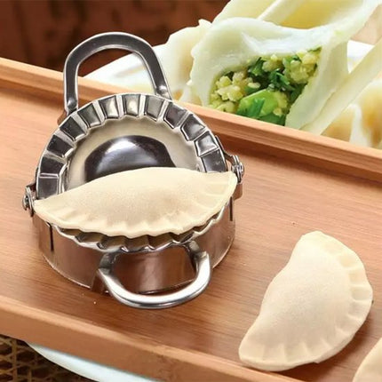 Kinghoff - Pierogi Vorm - 10 cm - Roestvrijstaal - 2-in-1 Functie