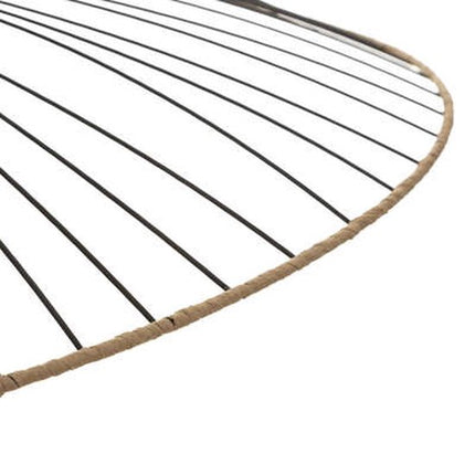 Hanglamp Alara zwart van metaal, Ø 69,5 cm, E27-fitting