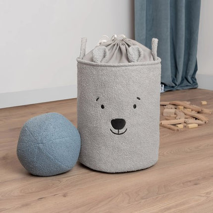 Sipo Opbergmand XL met trekkoord 43 liter 35 x 35 x 45 cm grijs