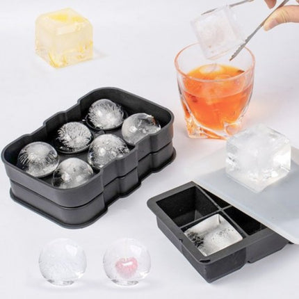 Ruhhy Siliconen Vormen: XXL IJsklontjes en Perfecte IJsbollen voor Uw Drankjes
