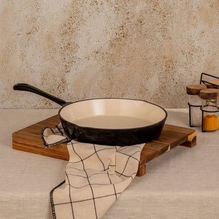 HOMLA - Frying Pan - 26 cm - Zwart Gietijzer