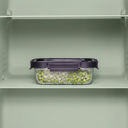 Vershoudbakje glas 370 ml Five® - Transparant - Met deksel | Vaatwasserbestendig | Magnetronbestendig | Luchtdicht | Diepvriesbestendig | BPA-vrij | Waterdicht