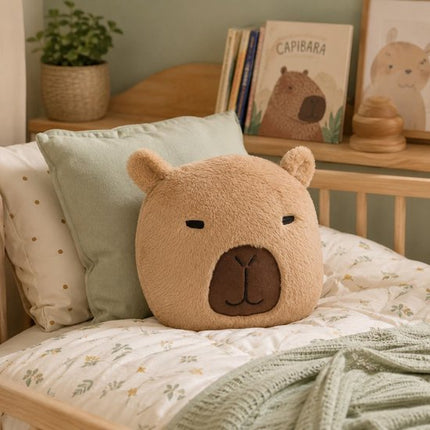 Atmosphera Kids Sierkussen Capybara - Ø30xH11cm - Bruin