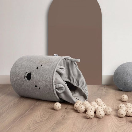 Sipo Opbergmand XL met trekkoord 43 liter 35 x 35 x 45 cm grijs