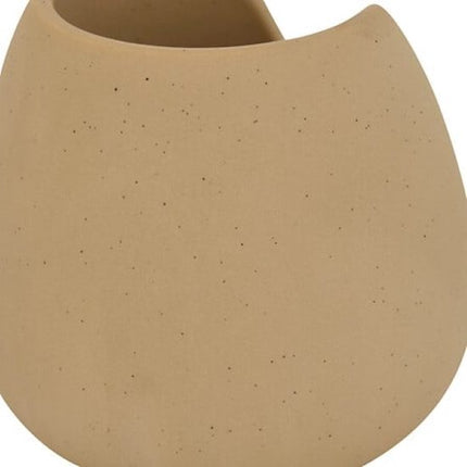 Wonja Oliebrander - Aromabrander - Set van 2 - Keramiek - Geurbrander met Theelicht - Wax Melt Brander Woondecoratie - ca. 9.3 x 7.2 x 11 cm - Beige