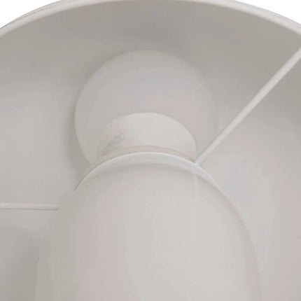 Atmosphera Lito Tafellamp/Paddenstoellamp - Ø20xH25cm - Wit