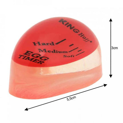 Kinghoff KH-1015 - Eivormige Timer - Voor Eieren - Kleurveranderend
