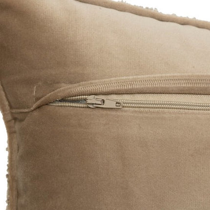 Bankkussen - Sierkussen - Decoratief Kussen - Set van 2 - Lendekussen Woonkamer - Rechthoekig - Polyester - 30x50 cm - Linen Beige