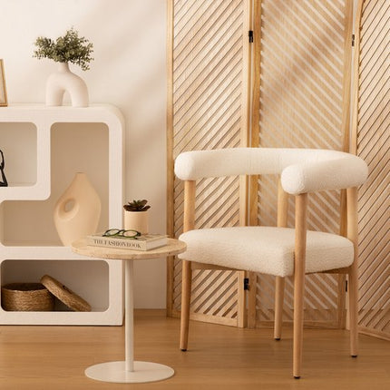 Keramische vaas Nola | Beige 30 cm