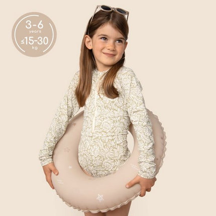 Opblaasbare zwemband voor kinderen 3-6 jaar, 50 cm, beige