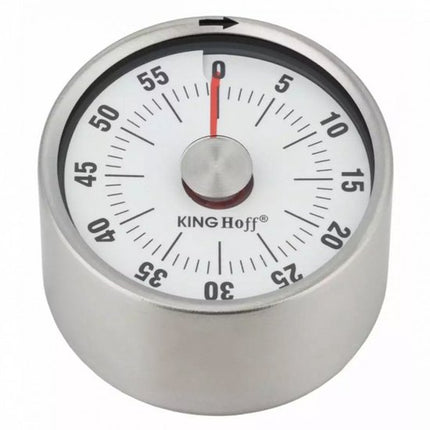Kinghoff - Magnetische Keuken Timer - Mechanisch - RVS