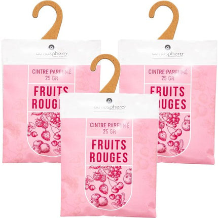 Atmosphera geurzakjes rood fruit - 12 stuks met ophanghaak