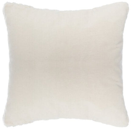Bankkussen - Sierkussen - Macramé Kussen - Set van 2 - Zomer Kussens - voor Woonkamer & Slaapkamer - Boho Decoratief Kussenhoes - Vierkant - 40x40 cm - Beige