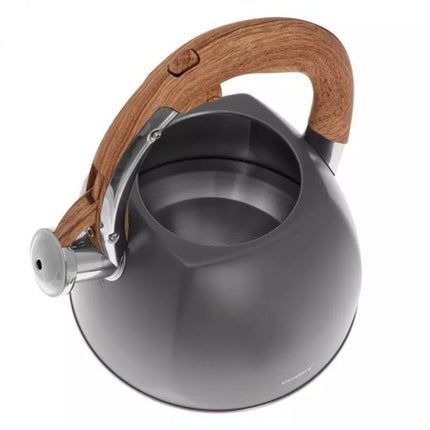 Klausberg KB-7501 fluitketel 3 liter, rvs, geschikt voor alle warmtebronnen