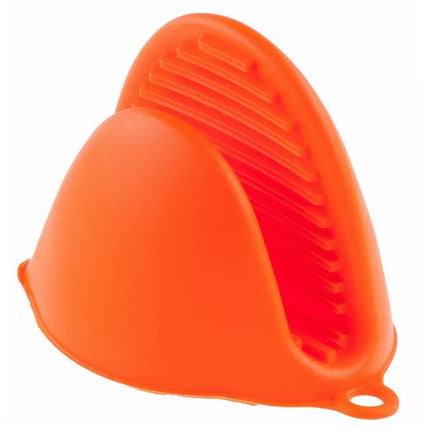 Kinghoff - 2-Delig Siliconen Ovenwanten - Mini Pannenlappen - Hittebestendig van -60°C tot 260°C - Antislip - Vaatwasserbestendig - Voor Hete Pannen, Ovenschalen, Deksel en Magnetron - Keukenaccessoires - 8.5 x 7.8 cm - Groen of Oranje