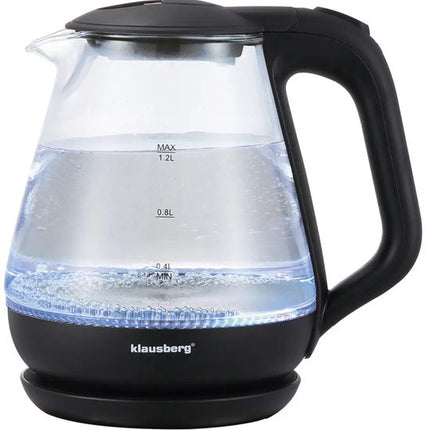 Klausberg KB-9003 - Waterkoker - 1.2 liter - Zwart - 1630 watt