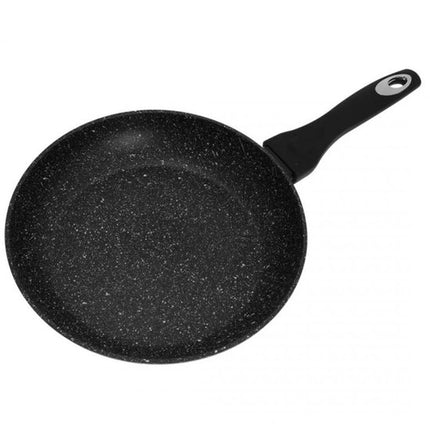 Klausberg 7039 koekenpan met glazen deksel Ø24 cm, marmer coating, alle warmtebronnen