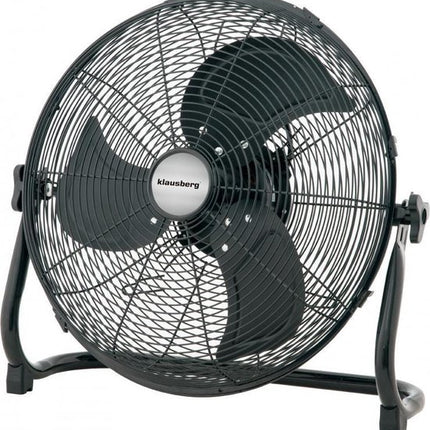 Klausberg 7517 - vloerventilator 45 cm - Zwart - 100W - 3 snelheden