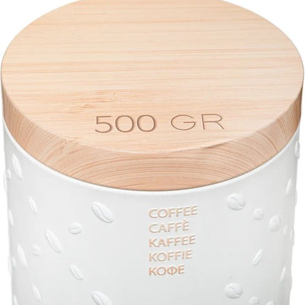 5Five Koffie voorraadbus/bewaarblik - 2x - metaal - 19 x 11 cm - 500 gram