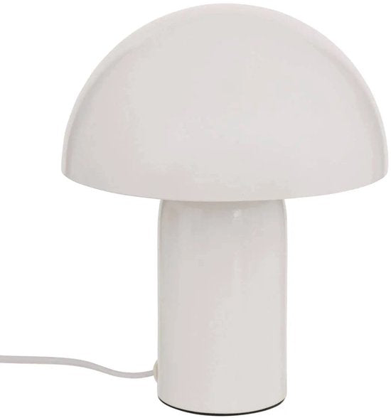Atmosphera Lito Tafellamp/Paddenstoellamp - Ø20xH25cm - Wit