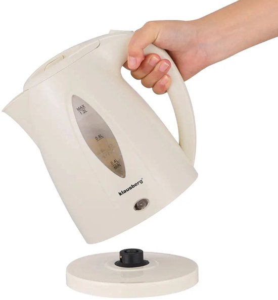 Klausberg KB-9002 - Waterkoker - 1.2 liter - beige - 1100 watt