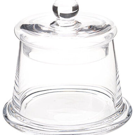 Snoeppot - Voorraadpot - Snoepglas - Glazen Bewaarpot met Deksel - Voor Snoep, Koekjes, Chocolade & Kleine Etenswaren - Vaatwasserbestendig - 0.4 Liter - Ø12.5 x 12 cm - Transparant