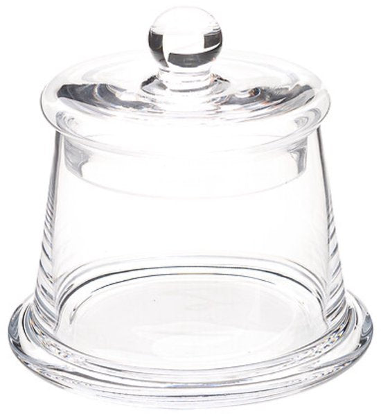 Snoeppot - Voorraadpot - Snoepglas - Glazen Bewaarpot met Deksel - Voor Snoep, Koekjes, Chocolade & Kleine Etenswaren - Vaatwasserbestendig - 0.4 Liter - Ø12.5 x 12 cm - Transparant