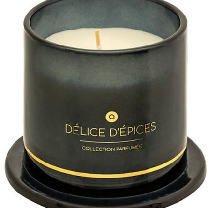 Ilae Spice Delight Geurkaars 240g - Kruidengeur - Glazen Houder - Luxe Scented Candle - 60 Branduren - Luxe Geurkaars - Kaars