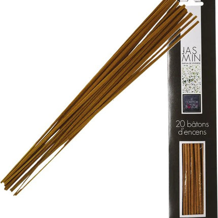 Atmosphera Wierook stokjes in Jasmijn geur - voordeelpak - 40x stokjes - 25cm - Ontspannend - Kalmerend