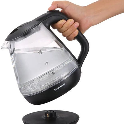 Klausberg KB-9003 - Waterkoker - 1.2 liter - Zwart - 1630 watt