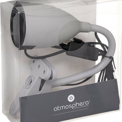 Atmosphera Klem bureaulampje - Design Light Classic - grijs - H43 cm - Leeslamp