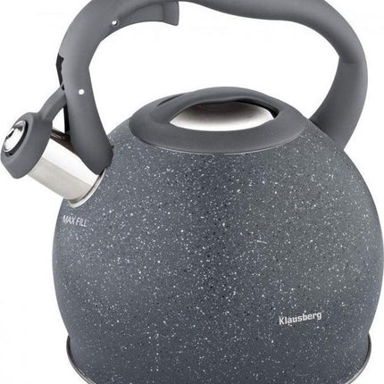 Klausberg KB-7267 fluitketel - 3L - rvs - alle warmtebronnen