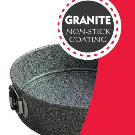 Klausberg taartvorm 26 cm, niet klevend, grijs met granietcoating
