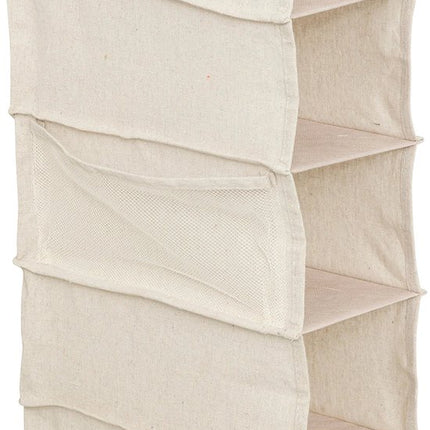 Kledingkast hang organizer 10-vaks Five® - Dressy+ - Beige