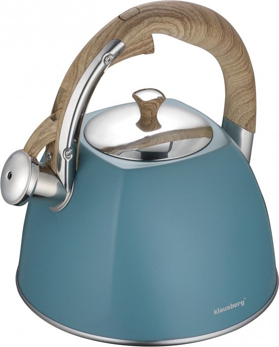 Klausberg KB-7499 fluitketel - 3L - rvs - alle warmtebronnen