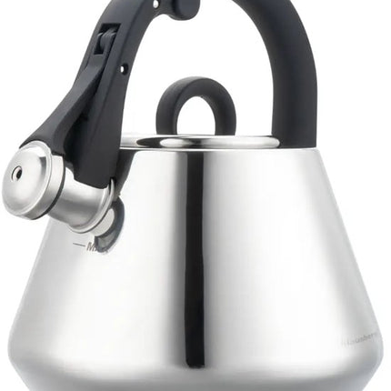Klausberg 7947 - Fluitketel met fluit - 2.5 liter - RVS - zilverkleurig
