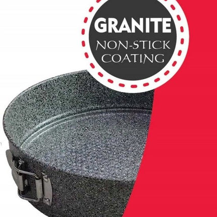 Klausberg taartvorm 26 cm, niet klevend, grijs met granietcoating