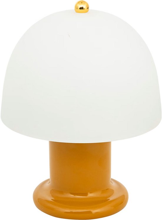 Atmosphera LED Tafellamp - Ø16xH21cm - Oker