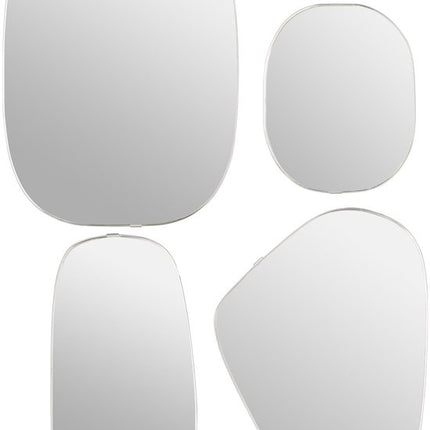 Atmosphera Organische Wandspiegels - Set van 4 stuks - 30x40cm