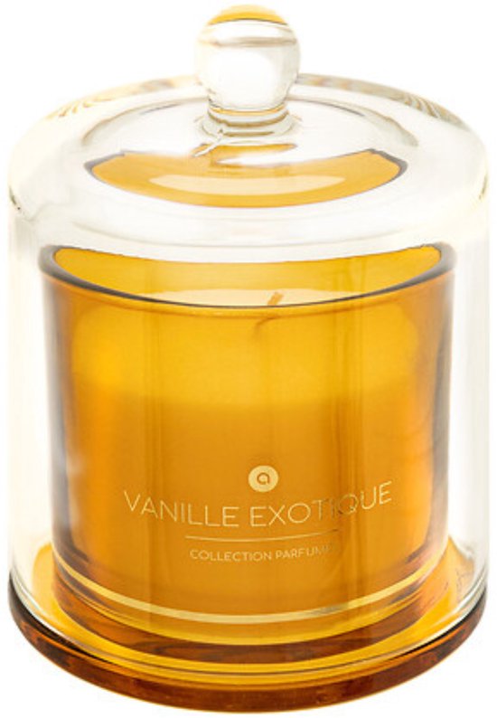 Atmosphera – Geurkaars Spicy Vanilla in Glas – Met Cloche – 240 g
