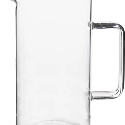 Secret de Gourmet Water Karaf/schenkkan - schenktuit - 2x - glas - 1.5 Liter - D10 x H22 cm