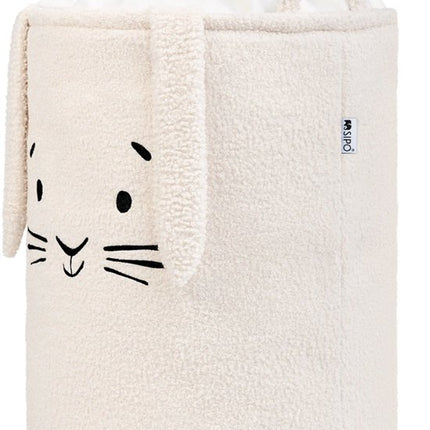 Sipo Opbergmand XL met trekkoord 43 liter 35 x 35 x 45 cm crème