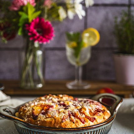 Keramische Ovenschaal OMBRES 27cm met Handvatten - Mix van 4 Kleuren